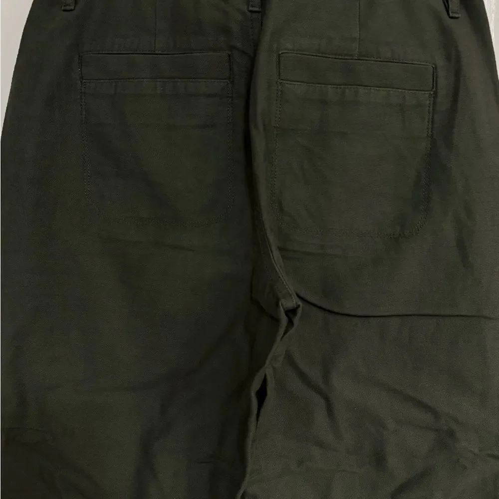 J.Crew Women’s Pants Style BT131 FA23 | Size P6 | 100% Cotton | Army Green | NWT